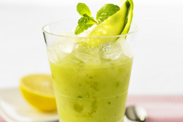 recette smoothie citron concombre menthe