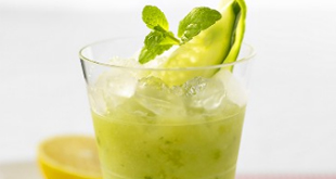 recette smoothie citron concombre menthe