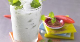 recette smoothie yaourt menthe et coriandre