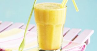 Recette smoothie banane-mangue-orange