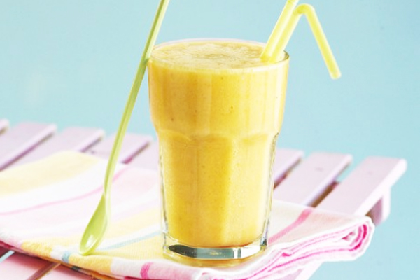 Recette smoothie banane-mangue-orange