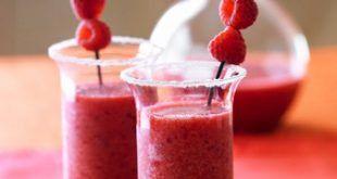 Recette smoothie kiwi-framboise-pamplemousse