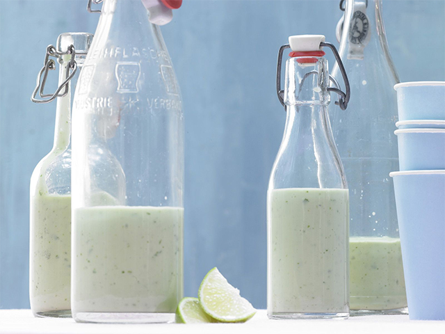 Recette smoothie à l'avocat, au yaourt et au wasabi